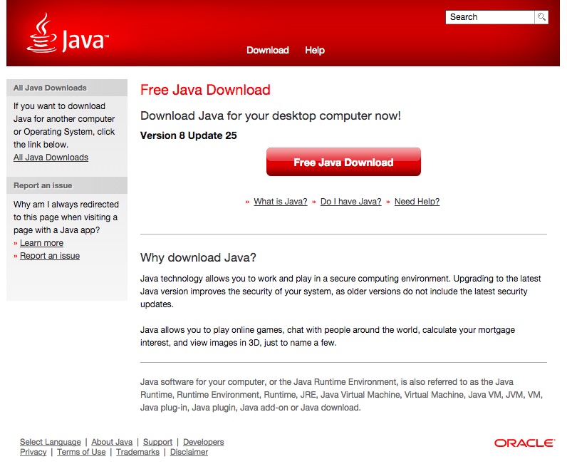 download java 7 free mac